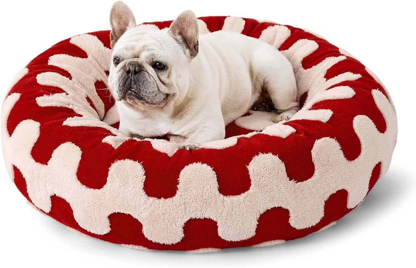 Dog bed or cat bed pet, high quality and will last long. Keeps pets comfortable and warm!