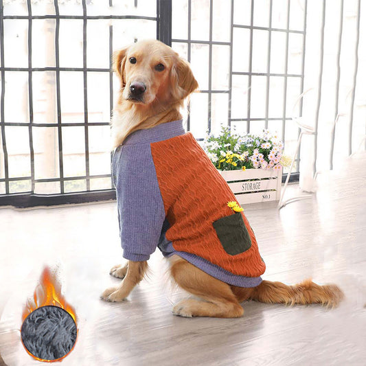 Dog Clothes Warm Sweater Two Feet  Jackets Soft Clothing for Small or Big Dogs