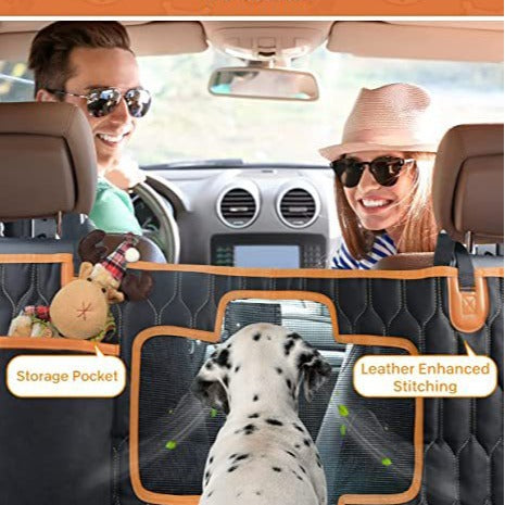 Four in one detachable Pet car cushion waterproof, dirt proof, and scratch resistant. Rear trunk seat cushion for passenger seat